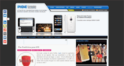 Desktop Screenshot of iphone.connexion-mobile.net